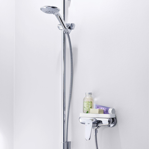 Grohe Eurodisc Cosmopolitan Douchekraan - met koppelingen - chroom 0437710