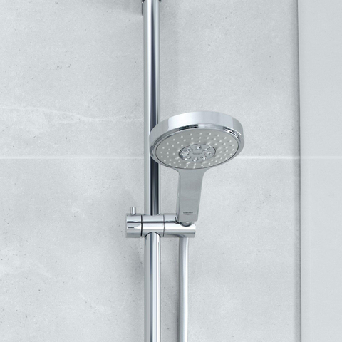Grohe Grohtherm 2000 douchekraan thermostatisch met glijstang 60cm en cosmopolitan handdouche massage chroom TWEEDEKANS OUT4529