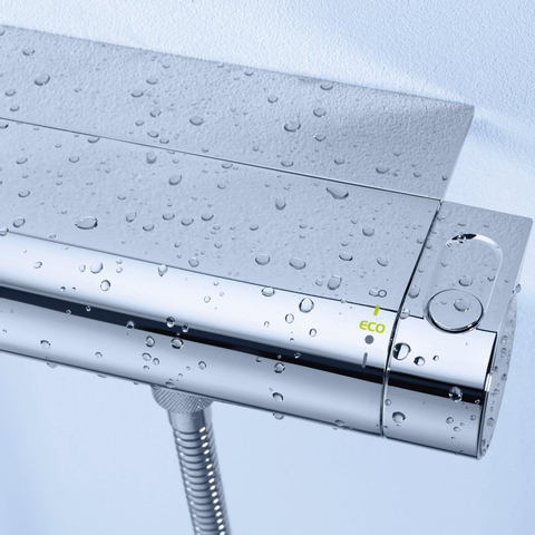 GROHE Grohtherm 2000 Robinet de douche thermostatique avec plateau chrome 0102536