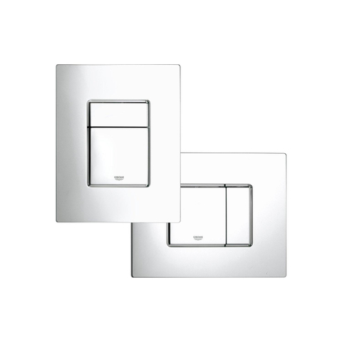 Grohe Skate Cosmopolitan Bedieningsplaat - dualflush - horizontaal/verticaal - kunststof - chroom 0720001