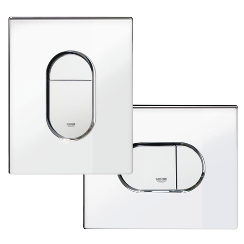 Grohe Arena Cosmopolitan Bedieningsplaat - horizontaal - chroom 0729243