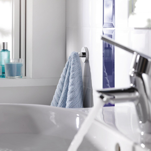 GROHE Essentials Crochet porte-serviette - rond - chrome 0438129