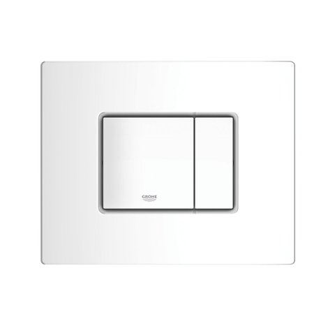 Grohe Skate Cosmopolitan Bedieningsplaat - dualflush - horizontaal/verticaal - kunststof - alpine wit 0720003