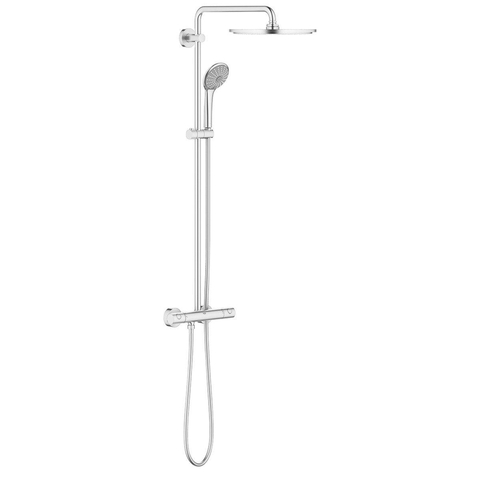 Grohe Euphoria xxl Regendoucheset Opbouw - hoofddouche 31cm - handdouche rond - Supersteel (RVS) SW73269