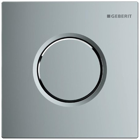 Geberit Type01 urinioir bedieningsplaat - pneumatisch - ronde knop - glans chroom 0700531