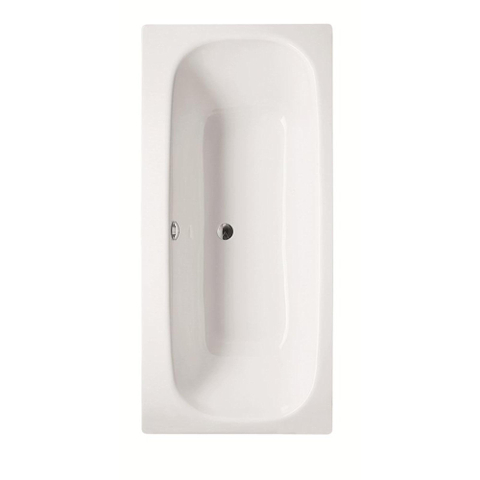 Bette Duett baignoire tôle d'acier rectangulaire 170x75x42cm blanc 0341231