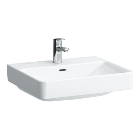 Laufen Pro s Lavabo 55x46cm 1 trou de robinet avec trop-plein Blanc 0083300