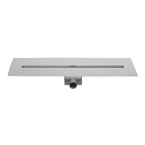 Easy Drain Xs caniveau de douche taf 90cm avec grille z1 garde d'eau 50mm inox brossé GA37719