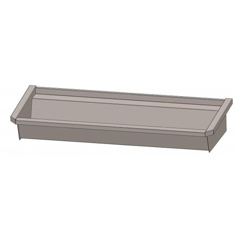 Intersan Sanilav gouttière de lavage 120cm sans conduites sans robinets inox 304 GA32546