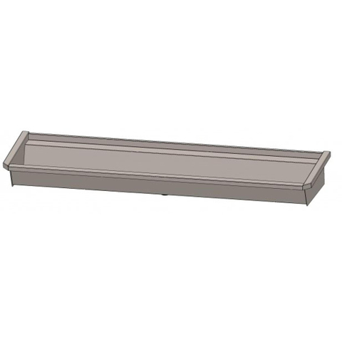 Intersan Sanilav wasgoot 180cm zonder leidingen zonder kranen inox 304 GA45062