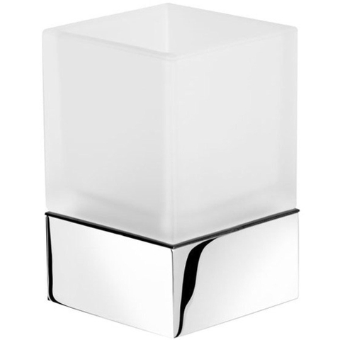 Geesa Modern Art Porte-gobelet avec verre Chrome 0650141