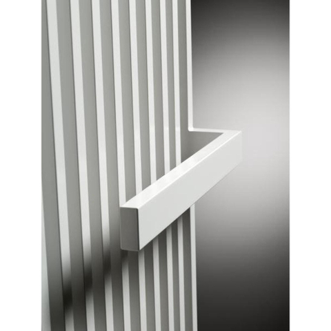 Vasco Arche plus designradiator met handdoekbeugel rechts 1800x470mm 1050W aansluiting 1188 zwart (M300) 7244342