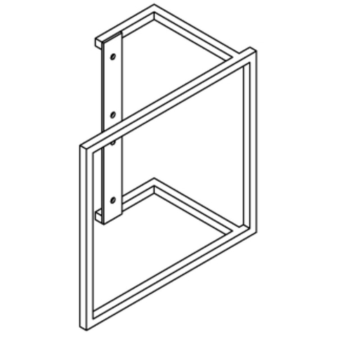 Vasco Beams aluminium beugel 240 x 240 mm. wit s600 SHOWROOMMODEL SHOW25731