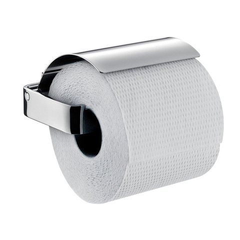 Emco Loft porte-rouleau de papier toilette avec couvercle chrome SW113946