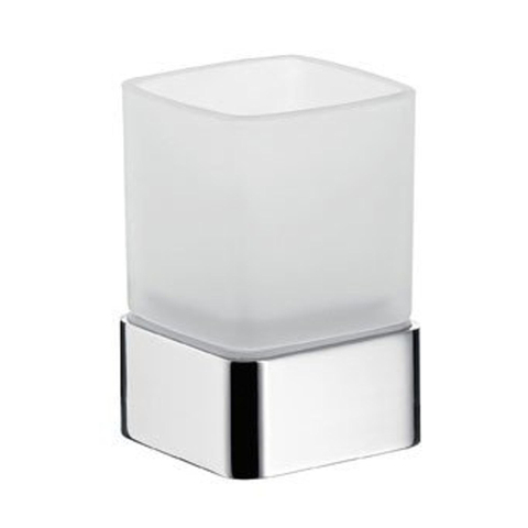 Emco Loft porte-gobelet avec verre modèle à poser chrome SW113950