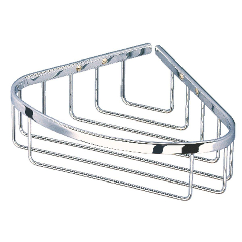 Geesa Basket Panier de douche d'angle 27,5 cm Chrome 0653453