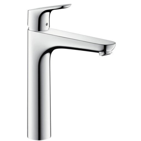 Hansgrohe Focus E2 wastafelkraan highriser - inclusief ComfortZone - 190 met waste - hoogglans chroom 0605544