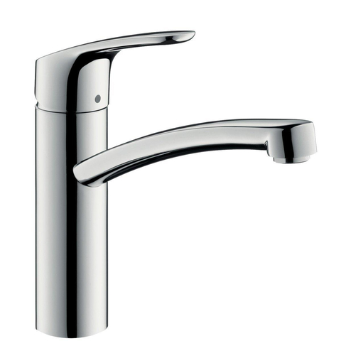 Hansgrohe keukenkranen Focus - 1 gats keukenkraan - ecosmart - met draaibare uitloop - coolstart - hoogglans chroom 0605472