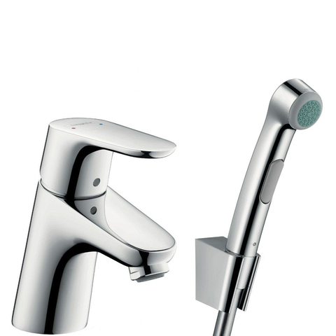 Hansgrohe Focus Bidet set - 70 met handdouche en doucheslang - 160cm - hoogglans chroom GA47671