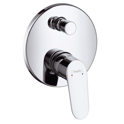 Hansgrohe Focus E2 - afbouwdeel - voor badkraan - met omstel - voor I box - hoogglans chroom 0450765