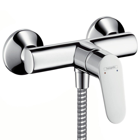 Hansgrohe Focus E2douchekraan - zonder omstel - met koppelingenHOH=15cm - hoogglans chroom 0450767