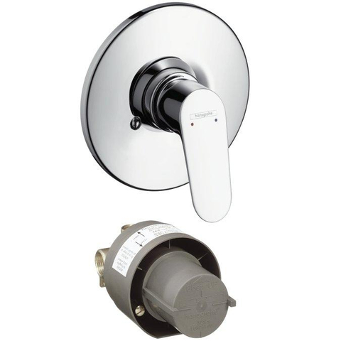 Hansgrohe Focus E2 - inbouw douchekraan compleet - hoogglans chroom 0450770