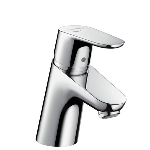 Hansgrohe Focus Eengreeps wastafelmengkraan - 70 - coolstart - met PopUp - trekwaste - hoogglans chroom 0452241