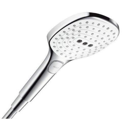Hansgrohe Raindance Select E - select - 120 - ecosmart - 3jet - handdouche - wit chroom 0450698
