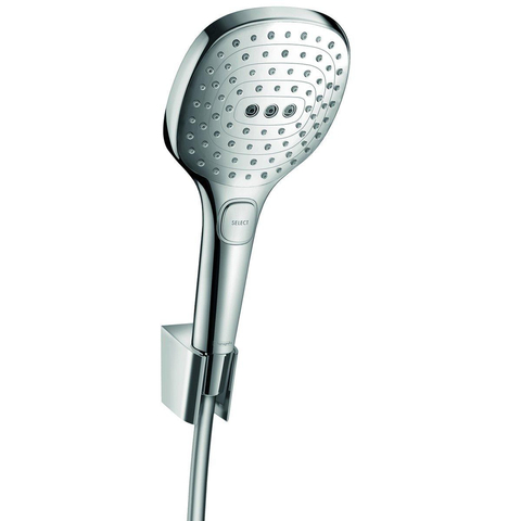Hansgrohe Raindance Select E Badset - 120 - 3jet - met doucheslang - 160 cm - hoogglans chroom 0605446