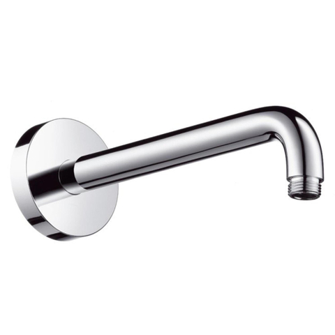 Hansgrohe Universeel Douchearm - uitsprong - 241 mm - wandmontage - uitvoering: 90° hoek - aansluitdraad G 1/2 - hoogglans chroom GA31784