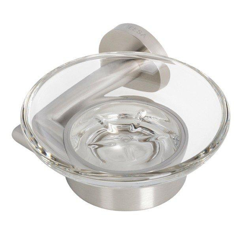 Geesa Nemox Stainless Steel zeephouder - wandmodel - geborsteld roestvrijstaal - RVS GA70614