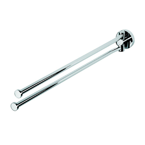 Geesa Nemox Handdoekrek 2-armig - 2-lids handdoekhouderchroom - chroom 0650356