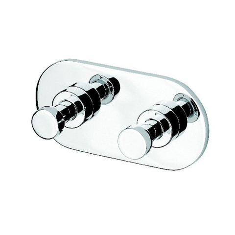 Geesa Nemox Handdoekhaak dubbel - haak dubbel34mm - chroom 0650367