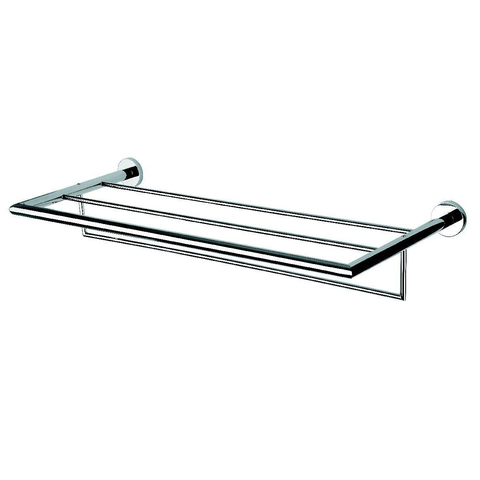 Geesa Nemox Handdoekrek - met planchet - 62.4cm - Handdoekhouder - chroom 0650371