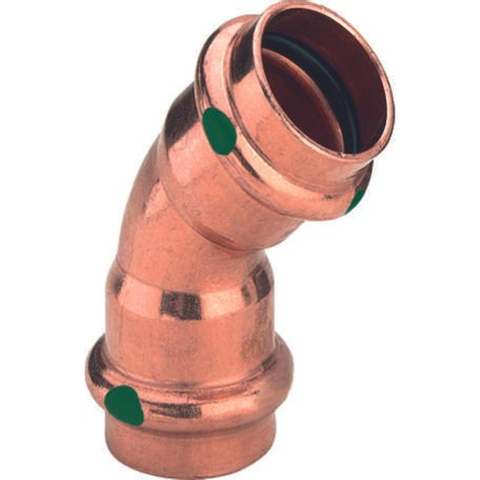 Viega Profipress coude sc 45° 22mm 2 x cuivre pressé 7541316