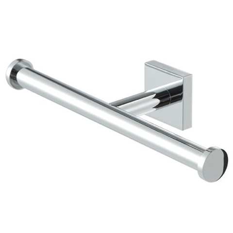Geesa Nelio Porte-rouleau de papier toilette double sans couvercle Chrome GA46915