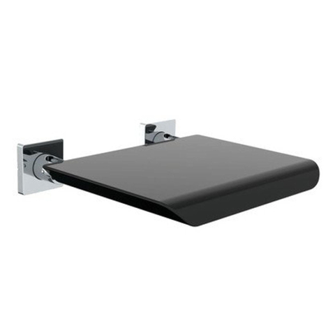 Emco System 2 klapzitje zonder rugleuning zwart/chroom SW100311