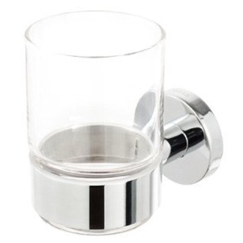 Geesa Nemox Glashouder glaschroom - met glas - chroom 0650353