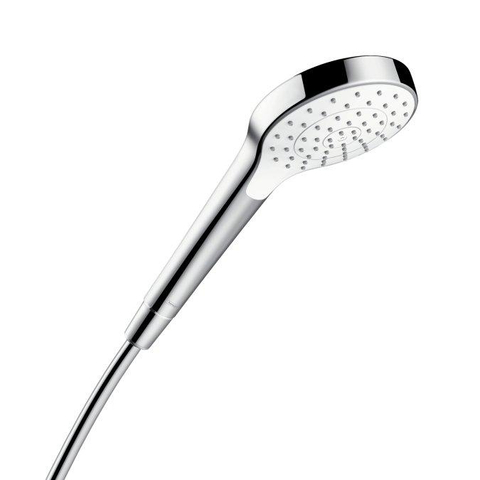 Hansgrohe Croma select s Handdouche - 1jet - ecosmart Green 1/2x - diameter 11cm - met rain regenstraal (7L/min)wit/chroom - wit chroom 0605325