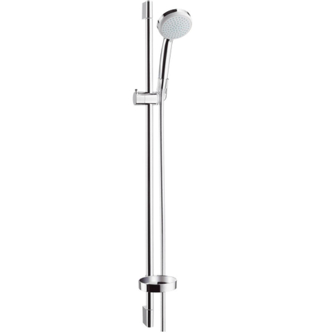 Hansgrohe Croma 100 Unica C glijstangset - met handdouche Croma - 100 Vario - 90cm - hoogglans chroom 0450649