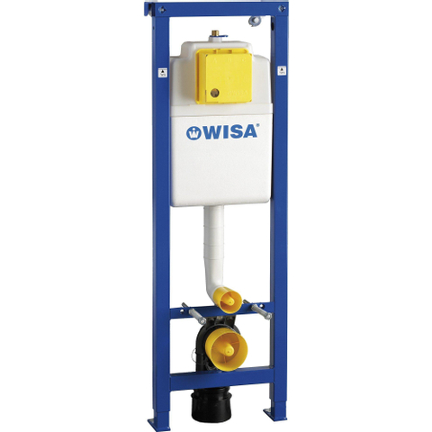 Wisa XS inbouwreservoir - 38x16x118cm - frontbediening - grijs 0704408