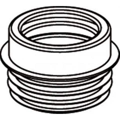 Wisa kunststof potmanchet nr 4 120x125mm wit 0770256