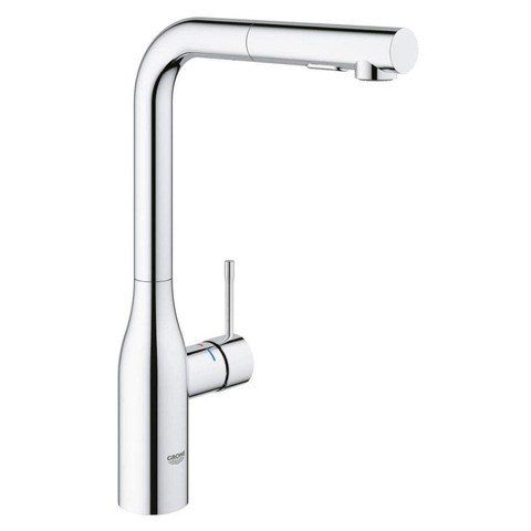GROHE Essence Mitigeur de cuisine avec bec L et dual spray extractible chrome 0467941
