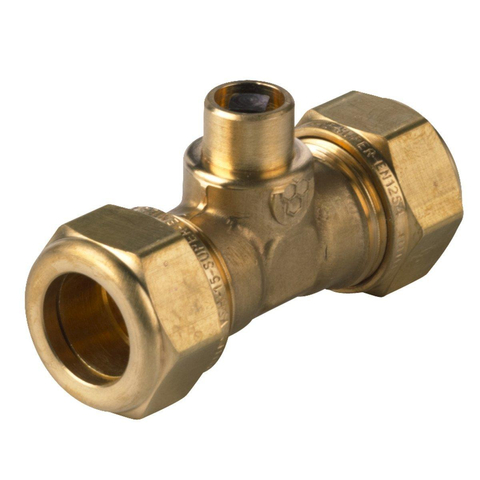 VSH Super Knel écrou autofreinant laiton avec purge 15mm 8921245