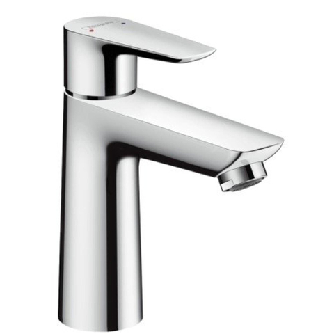 Hansgrohe Talis e Eengreeps wastafelmengkraan - 110 - coolstart - met PopUp - trekwaste - hoogglans chroom SW28981