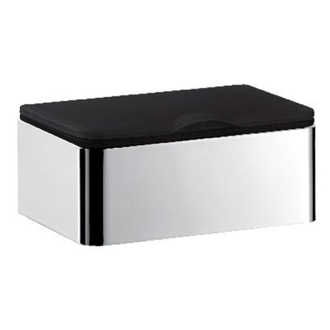 Emco System 2 box voor vochtige doekjes zwart/chroom GA75856
