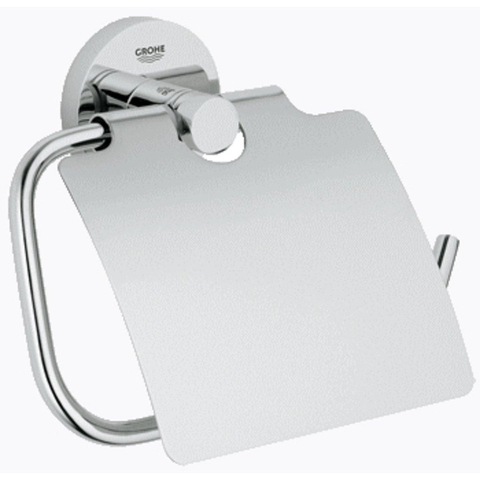 GROHE Essentials porte-rouleau de WC avec clapet chromé 0438132