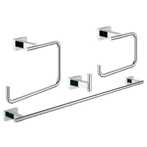 GROHE Essentials Cube accessoireset 4 in 1 chroom 0438179