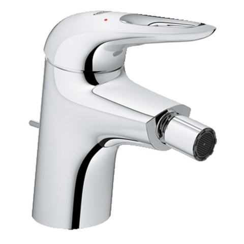 Grohe Eurostyle New 1-gats Bidetkraan - S-Size - met waste - chroom SW28942