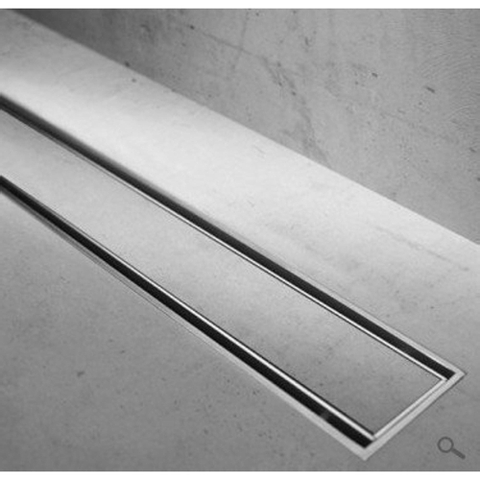 Easydrain Compact taf verlaagd douchegoot rooster 80cm tegel voor tegeldikte 3 13 mm rvs - OUTLET UDEN STORE33115